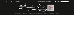Desktop Screenshot of amandalinasbridalandprom.com